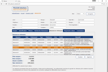 Outils de VRADE